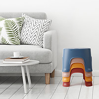 88VIP：希艺欧北欧风塑料凳宝宝凳小矮凳换鞋凳1个装浴室凳颜色随机