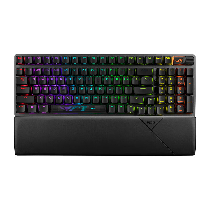 ROG 玩家国度 游侠2 RX PBT版 104键 有线机械键盘 黑色 红轴 RGB