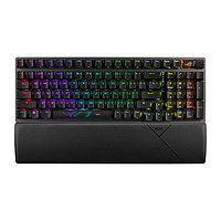 20点开始：ROG 玩家国度 游侠2 RX PBT版 104键 有线机械键盘 黑色 红轴 RGB