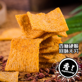 卧龙休闲食品花椒锅巴108g*3膨化小零食量贩装