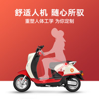 Yadea 雅迪 IS6电动车60V长续航电动轻便摩托车成人代步女士通勤电瓶车男