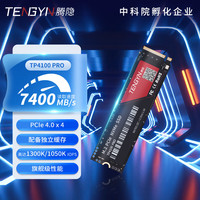 腾隐 TENGYIN）中科院出品 精选长江存储晶圆台式机笔记本SSD固态硬盘Gen4 NVMe TP4100PRO 2TB 7500MB/S