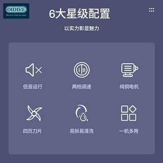 OIDIRE 奥帝尔 德国OIDIRE 绞肉机  ODI-JR61 精钢杯体 升级款