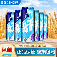 雪花啤酒（Snowbeer） 勇闯天涯 无版 500ml*6听