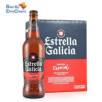 埃斯特拉（Estrella Galicia）西班牙原瓶精酿啤酒 埃斯特拉Estrella Galicia 原味拉格660ml*6瓶整箱