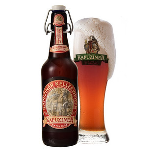 卡布奇纳（KAPUZINER）小麦窖藏精酿啤酒500ml*6瓶 混合装 德国 精酿瓶装啤酒