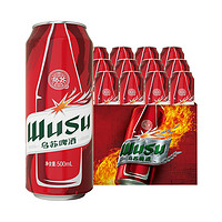 Carlsberg 嘉士伯 WUSU 乌苏啤酒 大红乌苏500ml*12罐