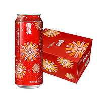 88VIP：SNOWBEER 雪花 啤酒经典喜庆红罐8度500ml*12听*3箱