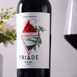silkman希克曼阿根廷门多萨triademalbec马尔贝克干红葡萄酒单支750ml