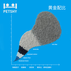 petshy 百宠千爱 超人猫砂除臭非10公斤混合豆腐活性炭膨润土无尘