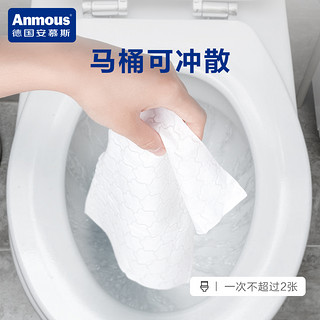 Anmous 安慕斯 湿厕纸洁厕湿巾  100片