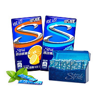 88VIP：Stride 炫迈 薄荷鲜果味28片*2盒装无糖口香糖果清新口气木糖醇零食凑单
