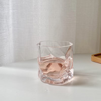 雅漫庭(YAMANTING)优选风简约复古扭扭玻璃杯日式透明玻璃水杯咖啡杯