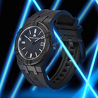 艾美 瑞士手表时尚多功能石英男表防水夜光腕表 AI2008-00000-300-0（黑40mm）