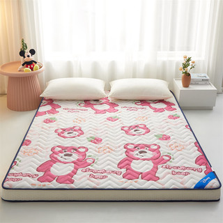 偌钰乳胶床垫软垫家用榻榻米单双人记忆棉加厚学生宿舍垫子可定制 草莓熊 0.9*2.0m*6cm厚