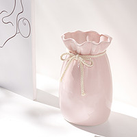 蜀门 北欧创意福袋陶瓷花瓶