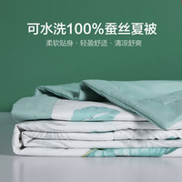 BEYOND 博洋 100%蚕丝被夏被二合一子母被拉链春秋被芯空调被夏凉被子
