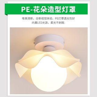 大观园奶油风花朵过道灯走廊灯具阳台灯衣帽间入户玄关灯吸顶灯