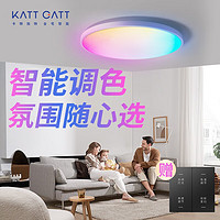 卡特加特 KATT GATT 卡特加特 数字智能吸顶灯 300mm*55mm全彩灯+数字智能开关