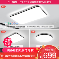 雷士 NVC   Lighting照明 B1 两室一厅 3灯丨语音智控客厅+卧室