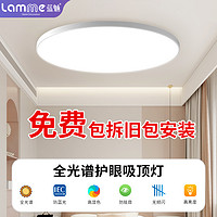 Lamme 蓝魅 全光谱护眼卧室灯现代简约led吸顶灯客厅2023年主卧房间灯具