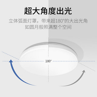 金幻LED现代简约走廊过道玄关灯超薄灯具卧室厨卫吸顶灯白玉圆形12W