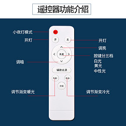 KaQiLuo 卡奇洛 led吸頂燈燈芯改造燈板燈帶燈條燈泡長條無極遙控透鏡貼片光源h