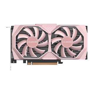 COLORFIRE 镭风 Geforce RTX 3050 元气 OC 8G 显卡 8GB 粉色