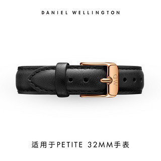 Daniel Wellington DanielWellington）DW表带14mm皮带玫瑰金针扣女款DW00200144（适用于32mm表盘系列）