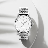 TISSOT 天梭 魅时系列时尚经典简约机械钢带手表男表