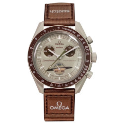 swatch 斯沃琪 原装正品 斯沃琪欧米茄联名行星系列石英男女表超霸土星SO33T100