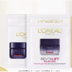 L'OREAL PARIS 巴黎欧莱雅 20家族眼霜1.5ml*2+面霜1.5ml*2