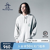 Munsingwear 万星威 高尔夫23新品落肩拼接男女款外套休闲运动卫衣 GY00 S