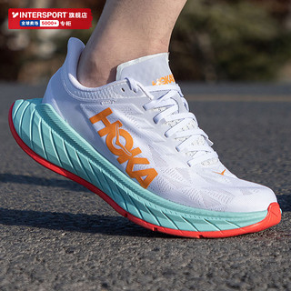 HOKA ONE ONE HOKA男鞋卡奔竞速碳板公路跑步鞋Carbon X2减震运动鞋鞋子1113526