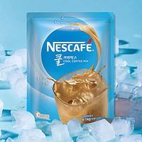 Nestlé 雀巢 韩国原装进口雀巢冰咖啡 三合一混合遇水即化闪融速溶咖啡饮料1kg