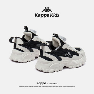 Kappa 卡帕 儿童老爹鞋 KAYS231008-W0226 米果粉 33码