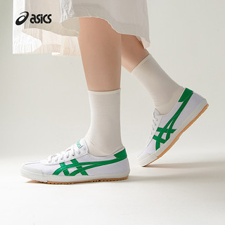 ASICS亚瑟士夏季TSG-110帆布鞋运动时尚复古休闲鞋 42.5 白色/红色