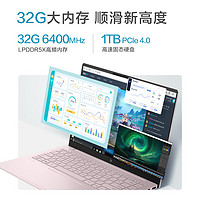 HP 惠普 星Book Pro 14 七代锐龙版 14英寸 轻薄本 粉色（锐龙R7-7840H、核芯显卡、32GB、1TB SSD、2.8K）