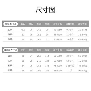 欧孕（OUYUN）婴儿连体衣棉春秋女宝宝爬服新生男幼儿无骨衣服哈衣 遇见熊 66CM