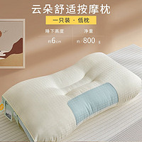 PLUS会员：惠寻 枕头高弹力枕芯 40x65cm