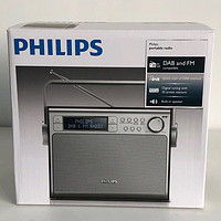 PHILIPS 飞利浦 便携式复古风FM调频高灵敏度收音机户外电台AE5020