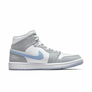 AIR JORDAN 正代系列 Air Jordan 1 Mid 女子篮球鞋 BQ6472-105 白蓝 37.5