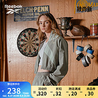 Reebok 锐步 官方2023新款女经典复古撞色休闲运动百搭时尚潮流外套 IC0189 A/L