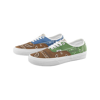 VANS 范斯 Authentic 中性运动板鞋 VN0A5KRDAV0 棕绿色 38.5