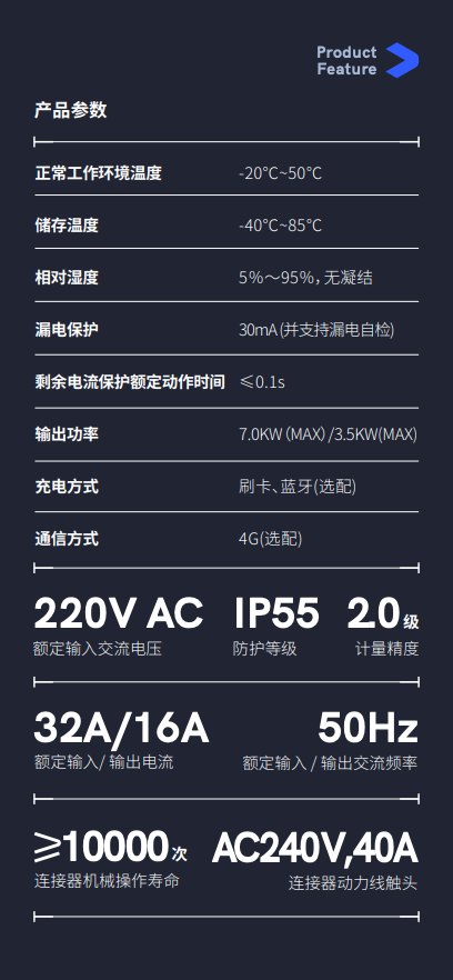 挚达 守护者 7kw刷卡版充电桩