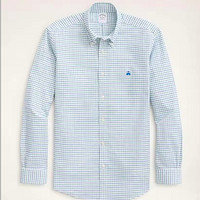 限尺码：Brooks Brothers Regent 常规版型运动衬衫—免烫牛津布