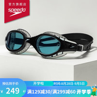 SPEEDO 速比涛 x miffy 柔韧舒适防雾泳镜 8140597649 黑色/烟灰色