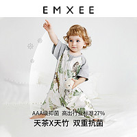 88VIP：EMXEE 嫚熙 儿童分腿睡袋 动物世界-长袖 110码（适合105-115cm）