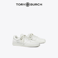 TORY BURCH 汤丽柏琦 CLOVER COURT 撞色系带运动鞋 152959