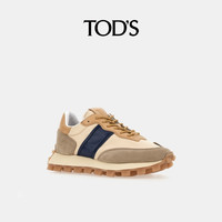 托德斯 TOD'S2023秋冬女士织物拼接撞色时尚休闲运动鞋女鞋